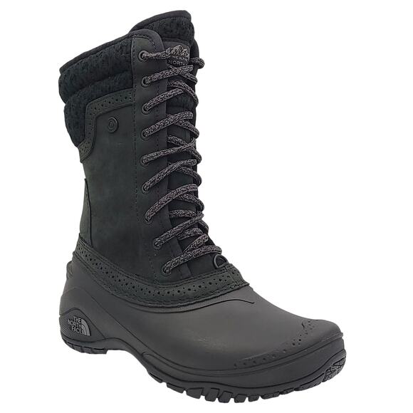The North Face Women Shellista II Mid Waterproof Mid Calf Boots US 5B Black - Picture 1 of 7